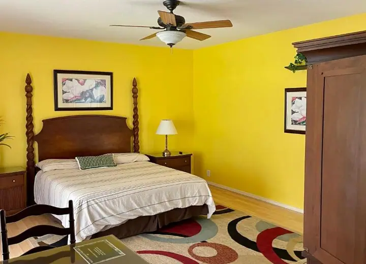 Guest room at Volcano Forest Inn