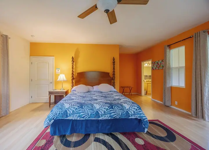 Guest room at Volcano Forest Inn