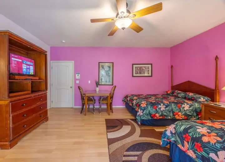 Guest room at Volcano Forest Inn