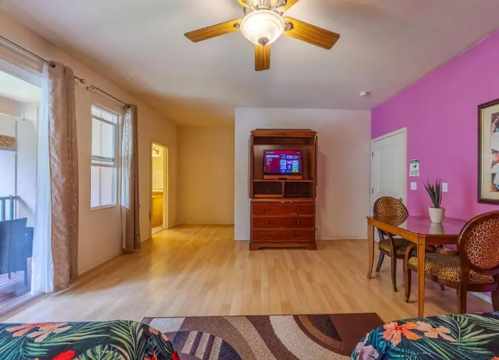 Guest room at Volcano Forest Inn
