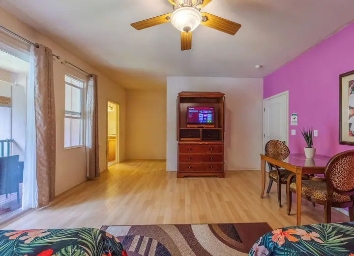 Guest room at Volcano Forest Inn