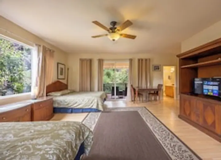 Guest room at Volcano Forest Inn