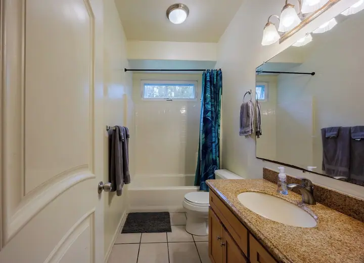Guest room at Volcano Forest Inn
