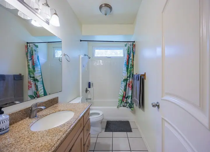 Guest room at Volcano Forest Inn