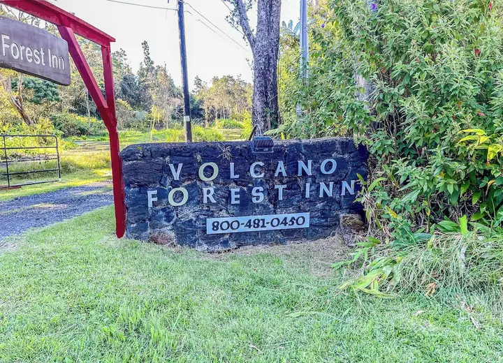 Guest room at Volcano Forest Inn