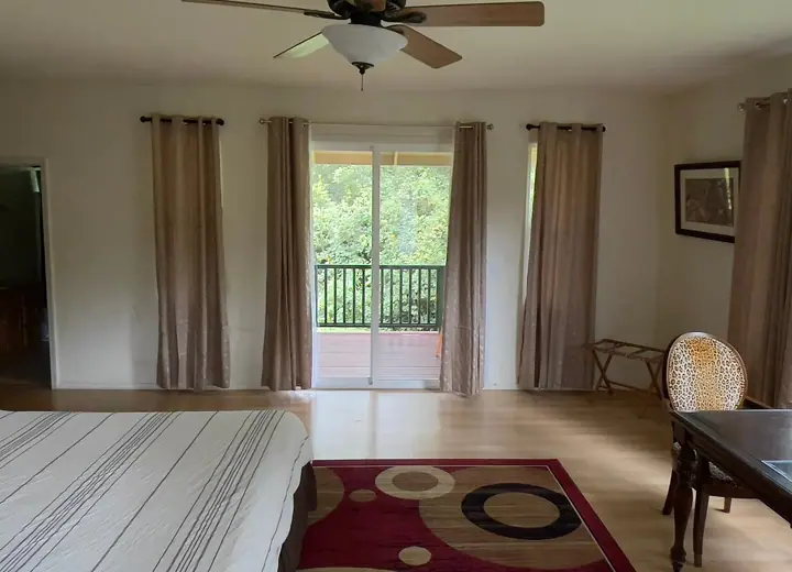 Guest room at Volcano Forest Inn